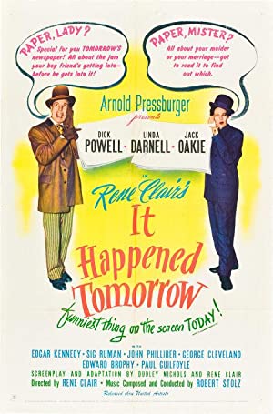 Watch Full Movie :It Happened Tomorrow (1944)